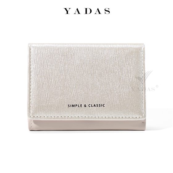 Cream shimmer card holder